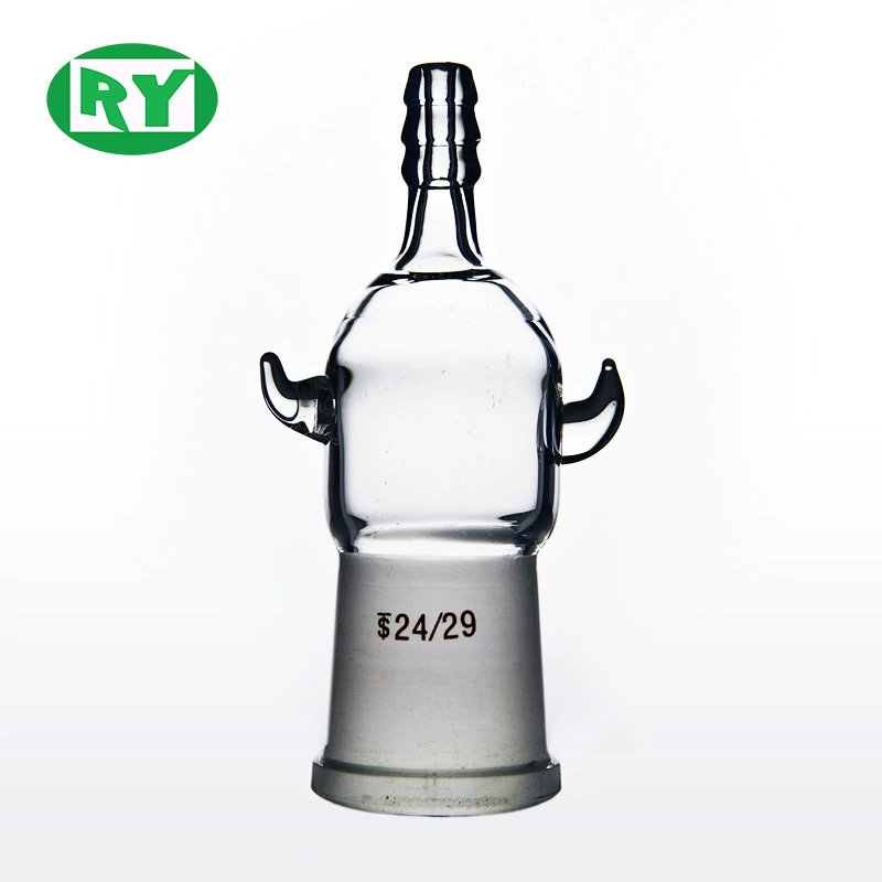 Шанхайский завод прочности Heqi Стеклянный стандартный женский шлифовальный всасывающий шарнир 14 19 24 29 34 40 #