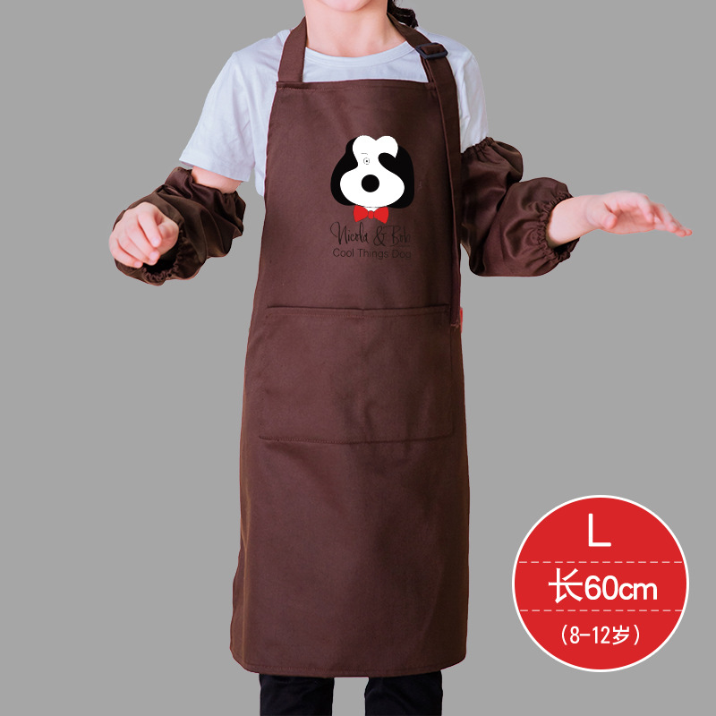 Lindo delantal sin mangas de dibujos animados los niños bebé pintura arroz ropa cerámica hornear Escuela Primaria estudiante clase arte protectora