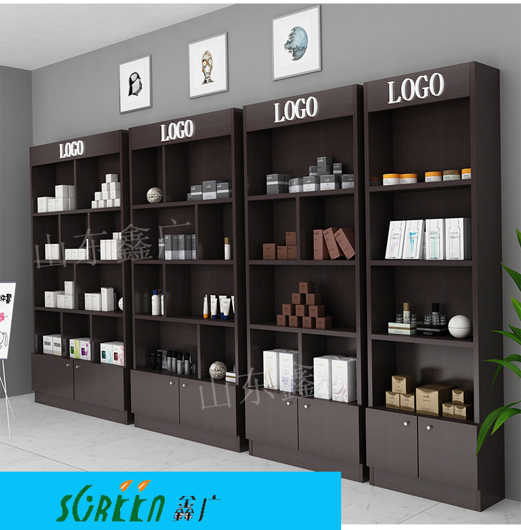 化妆品展柜 货柜超市货架 展示架书柜书架陈列柜酒柜储物柜