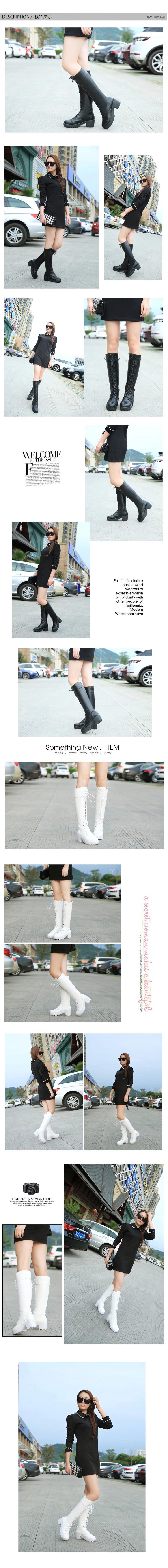 Bottes femme en PU artificiel - Ref 3355004 Image 6