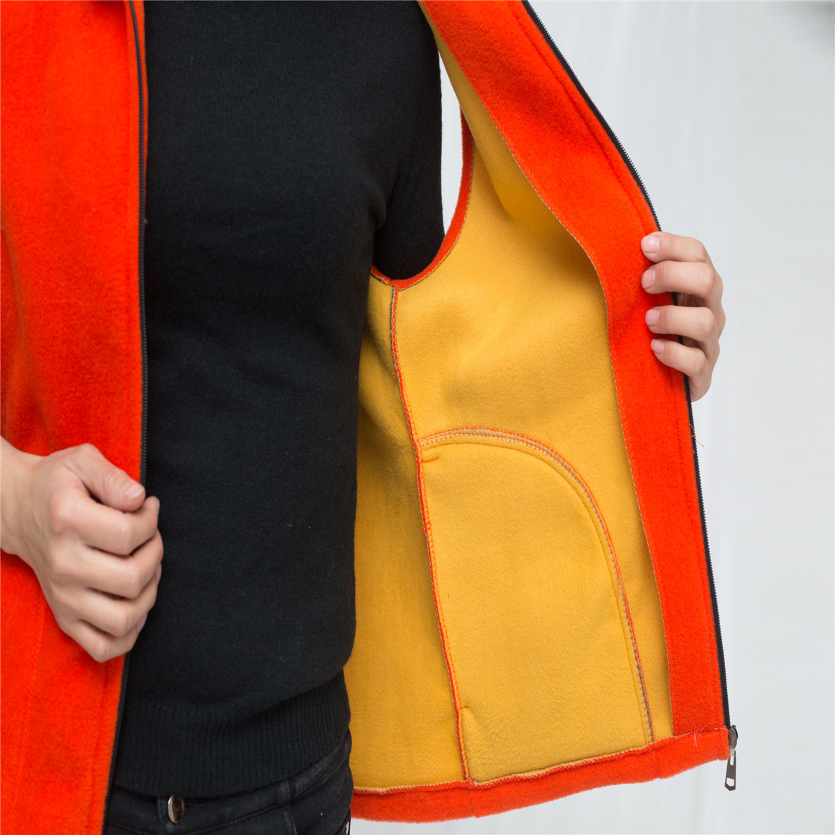 Gilet femme en Polaire polaire - Ref 3434607 Image 4