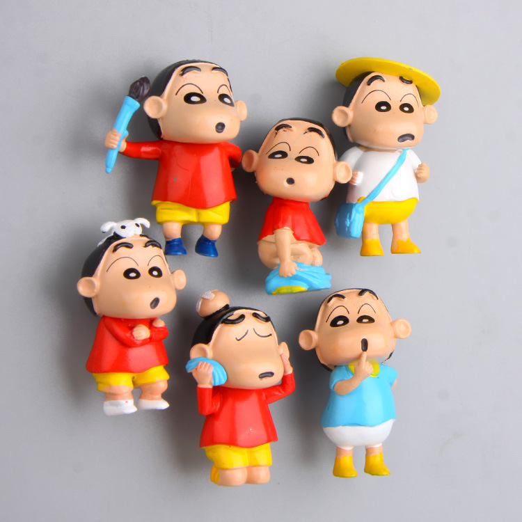 6款生活小白小生韩版卡通创意立体磁扣冰箱贴吸磁贴吸铁石磁贴
