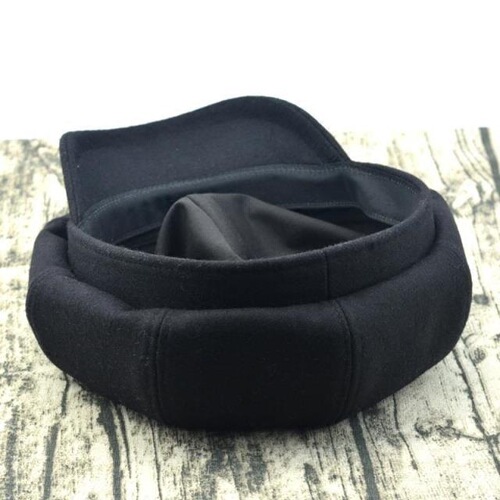 Korean Style Octagonal Hat for Men and Women, Duckbill Hat for Outings, Versatile Wool Hat for Autumn and Winter, Trendy Hat with Large Head Size