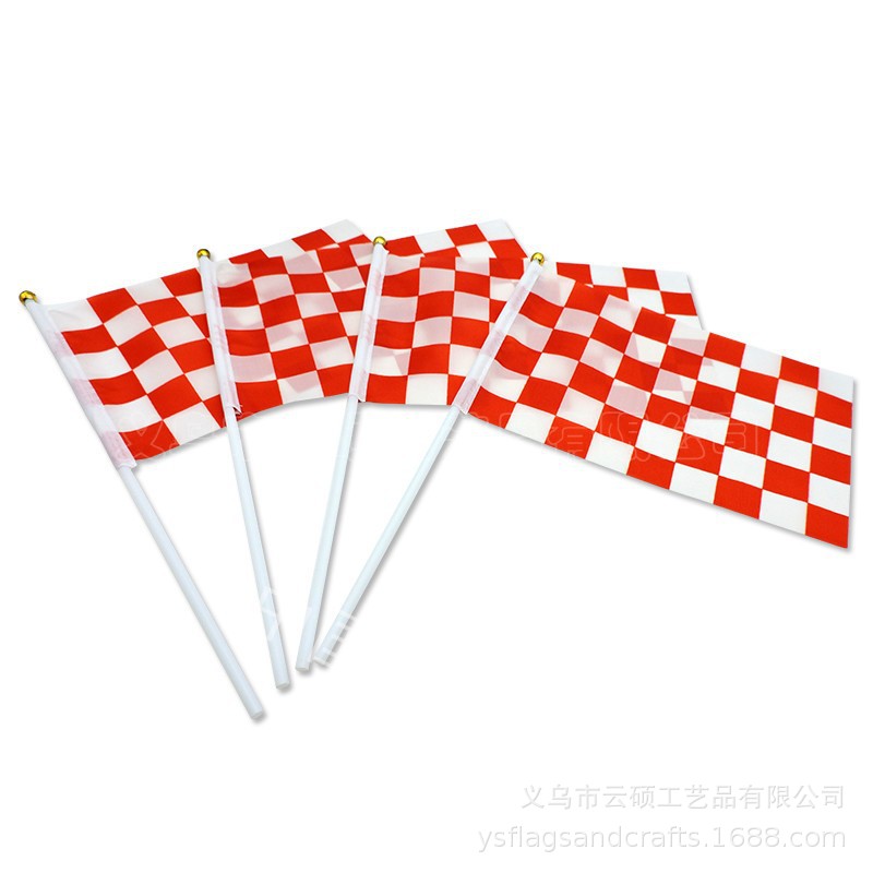 f1赛车黑白格赛车旗 赛车终点旗 赛车发令旗发车旗8号赛车手摇旗-阿里巴巴