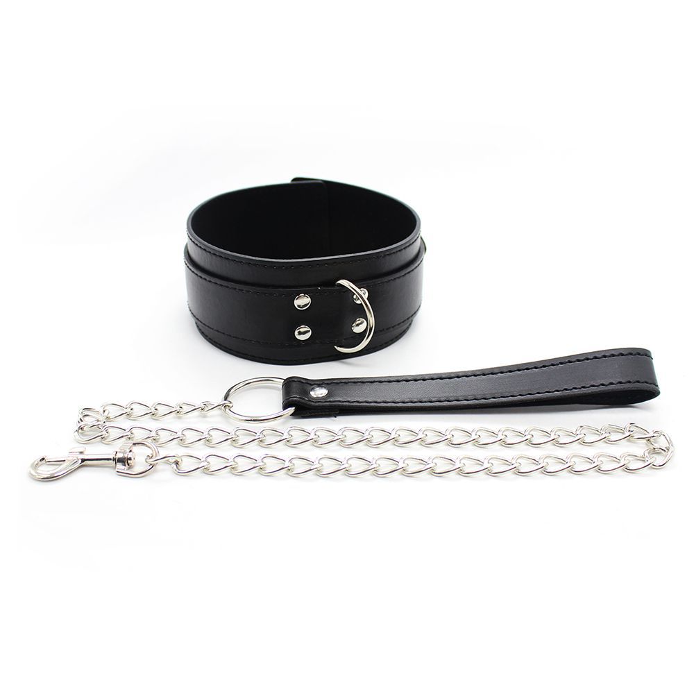 Suministros para adultos con unión de uñas sexy collar pareja juguetes alternativos cuello cubierta perro del sexo cadena para mascotas