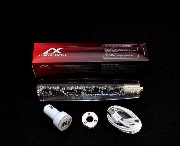 Car crystal light -emitting LED lighting header hand -automatic gear