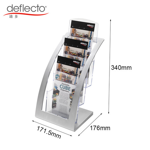 American Dodo factory direct sales A6 three-layer magazine display stand, desktop promotional stand, display stand