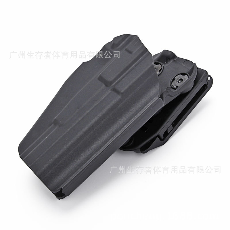579 funda de pistola funda de uso general dispositivo de marcación rápida funda de pistola táctica funda de extracción rápida de plástico para cintura 579 extracción rápida