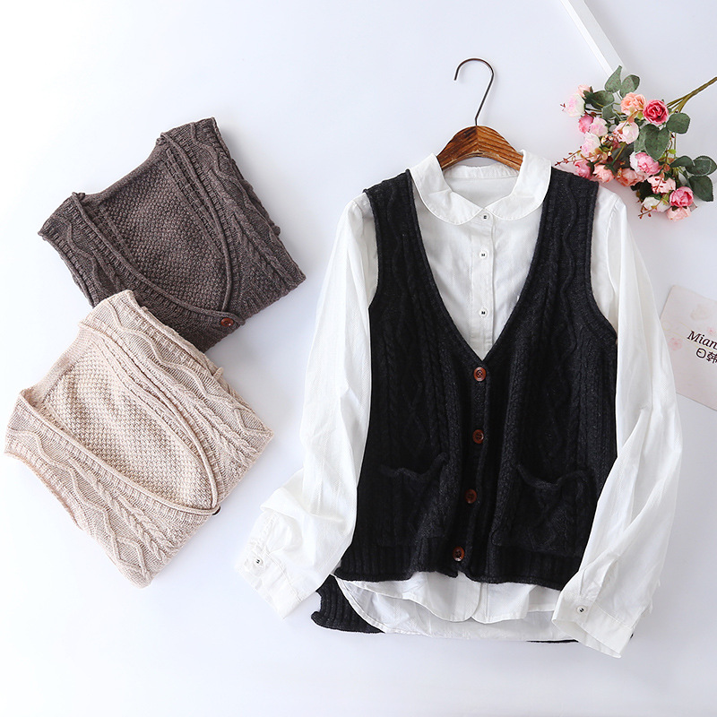 Gilet femme en Mélange de laine - Ref 3317676 Image 1