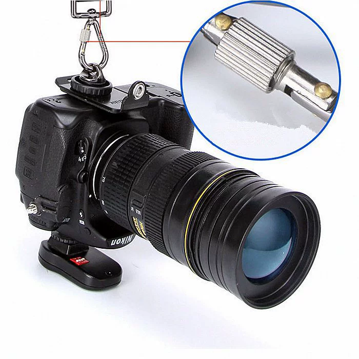 Camera, straps, suspenders