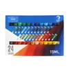 Pigment acrylic, set, 24 colors