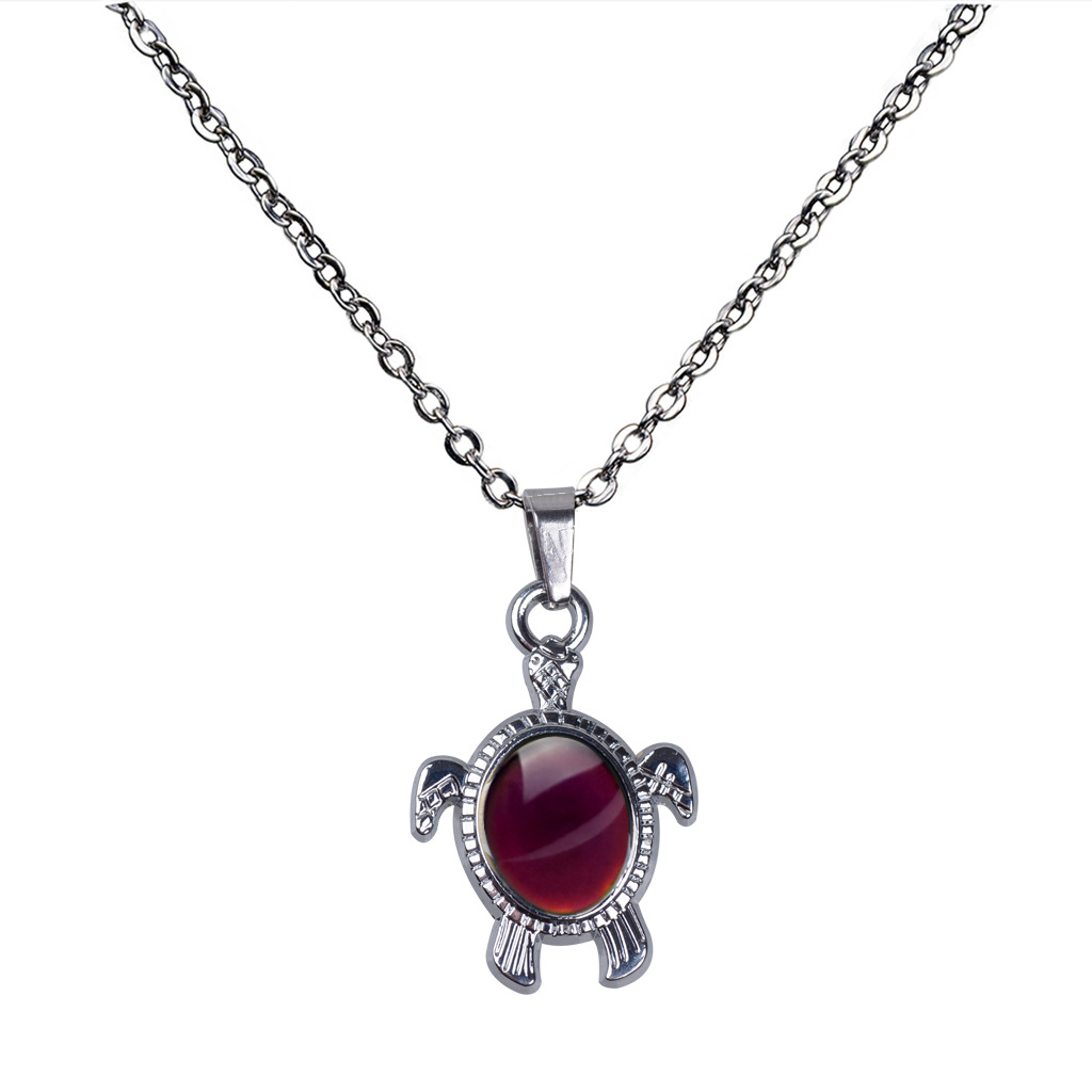 Small Turtle Stainless Steel Necklace display picture 5