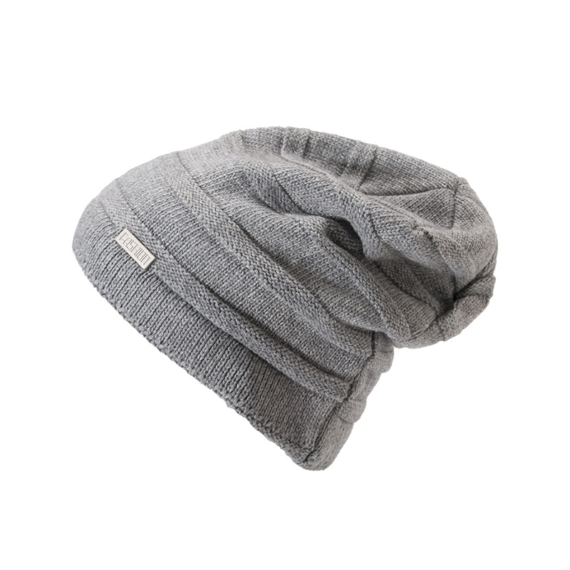 Gestrickte Samtwoll-beanie Für Damen Und Herren Mit Ohrenschutz_voghion.com