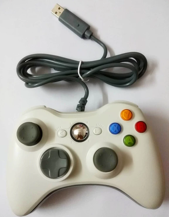 Игровая панель USB (стиль Xbox360) — проводной контроллер для ПК, двойная вибрация, 2 стика, 12 кнопок