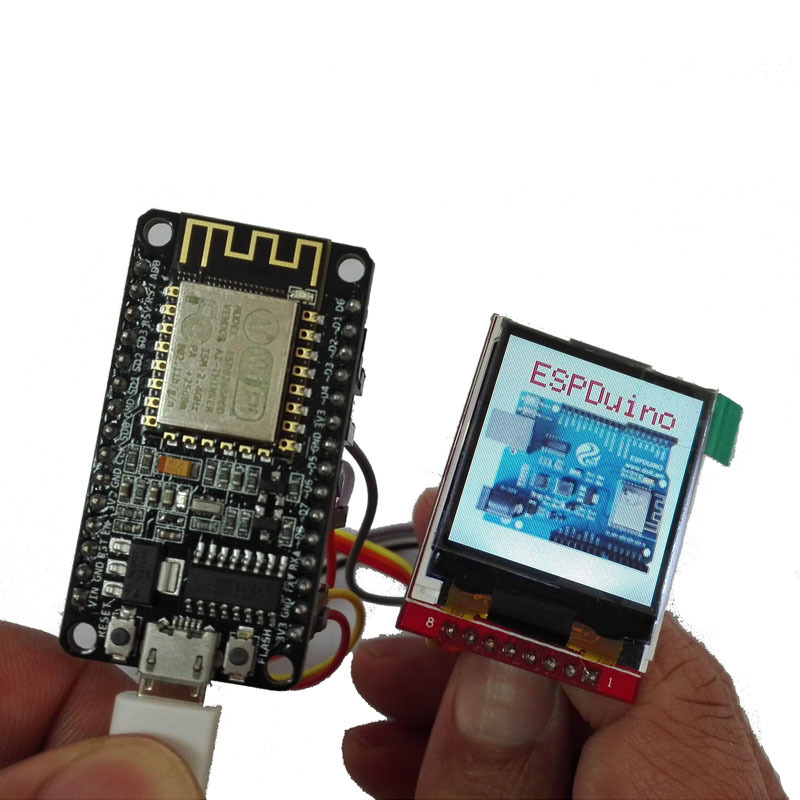 ESP8266开发套件 TFT屏 物联网 智能家居功能实现 WiFi温湿度显示