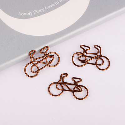 Coffee Bicycle Paperclip Abby gift Special-shaped Paperclip Bulk cargo Manufactor Cartoon lovely