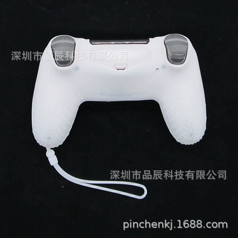 Силиконовый чехол для контроллера (PS4 / PS4 Slim / Pro), мягкая рукоять с защитной стропой на запястье
