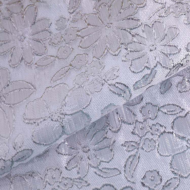 涤纶几何大提花布 经典金银丝面料 装饰布连衣裙靠垫抱枕面料