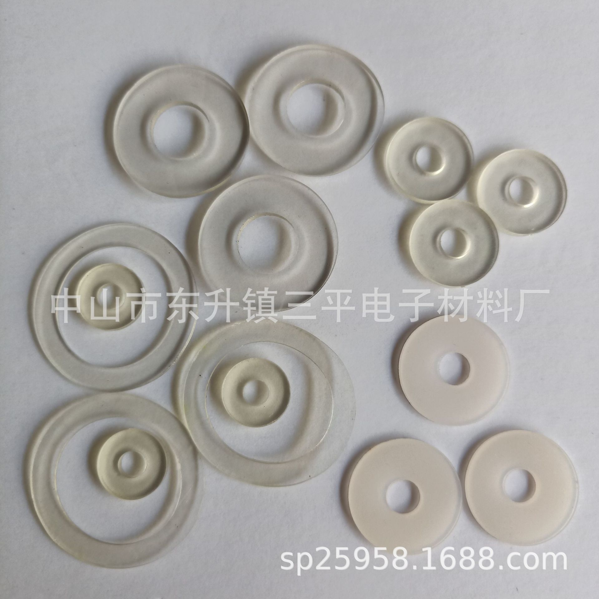 厂家生产 PVC透明垫片 PET绝缘介子 PVC螺丝介子PVC成型垫片