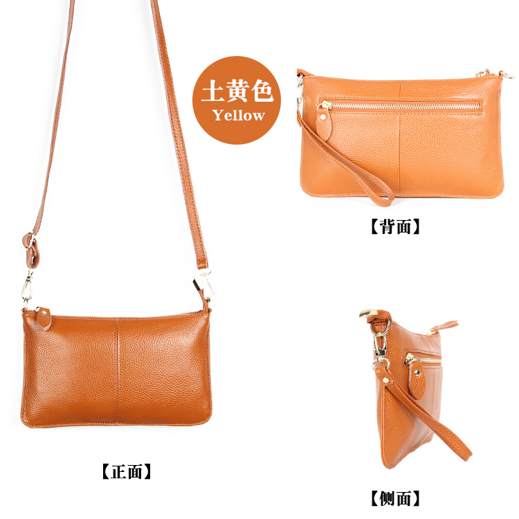 156g Weight Polyester Lining Material Zipper Closure Type Single Shoulder Strap Strap Type Envelope Bag, Shoulder Bag Bags Type Leather Material Solid Color Pattern Fashion Style Square Shape Royal Blue, Orange, Grey, Rose Red, Purple, Red, Green, Blue, Wine Red, Silver, Yellow, Black Color Small Size Small Leather Solid Color Fashion Zipper Envelope Bag Shoulder Bag 8
