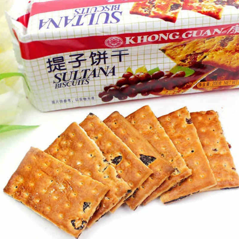 200g康元提子饼干 办公室朱古力椰子味饼干 休闲小吃茶点酥性饼干-阿里巴巴