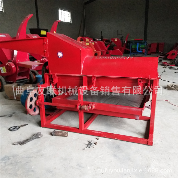 油葵脱粒机 家用小型向日葵脱粒机 四轮皮带传动的油葵分离机 65