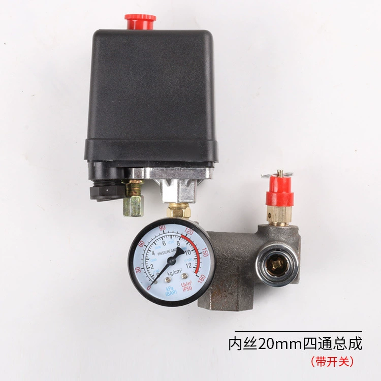 Аксессуары для воздушных компрессоров чугунный кронштейн переключателя 4-ходовой пятиходовой Железный горизонтальный переключатель в сборе кронштейн прямого онлайн-переключателя