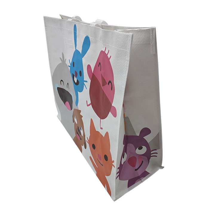 无纺布覆膜袋卡通可爱彩色无纺布覆膜袋厂家覆膜袋批发童装