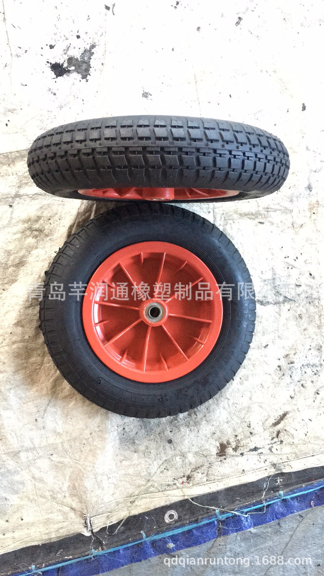 厂家专业生产高品质充气轮 300-8 好胶充气轮