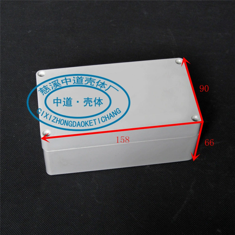 Пластиковая водонепроницаемая коробка, прозрачная крышка, корпус блока питания, распределительная коробка для инструментов, цифровой корпус 158*90*65