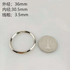 Keychain stainless steel suitable for men and women with zipper
