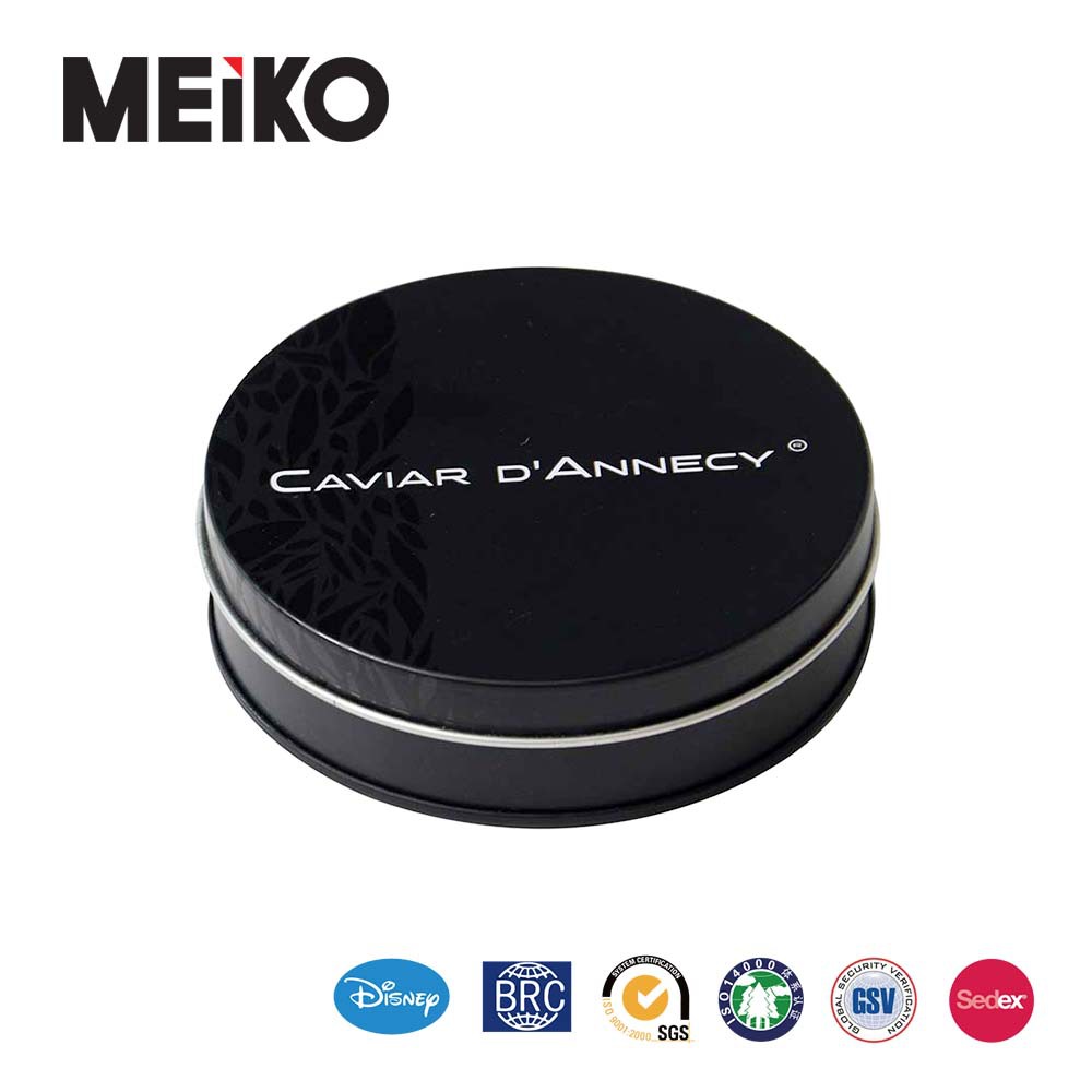 厂家定制马口铁小圆罐 食品级圆形糖盒 马口铁精美通用包装铁盒