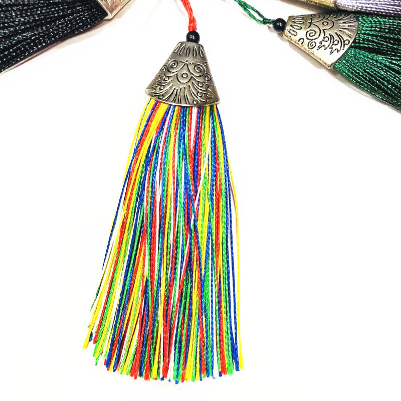 Compliant Vertical Short Fish Mouth Cap Tassel Spike DIY Car Hanging Bag Hanging Keychain Pendant Pendant Pendant Accessories