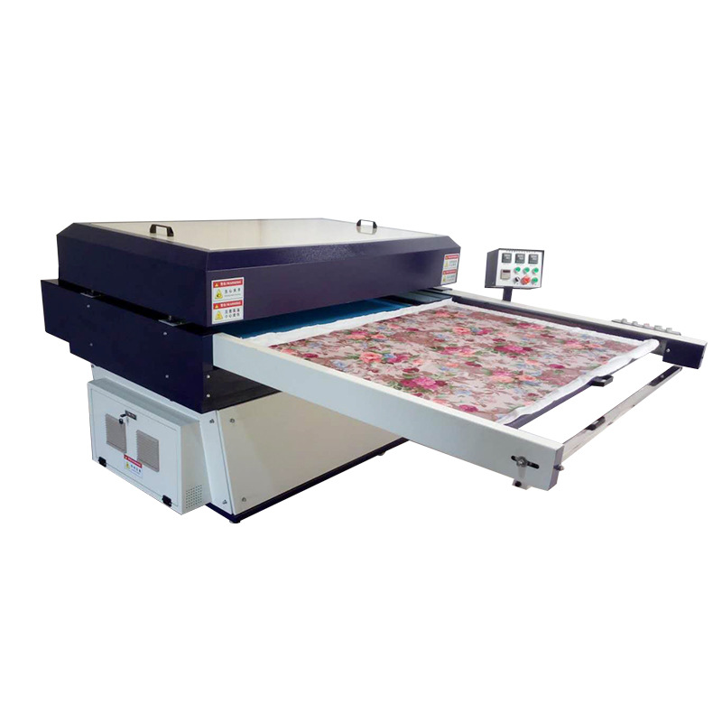 JY1012F型单面（双面）平板印花设备纺织厂布料印花机厂家供应