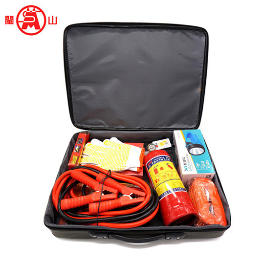 车载消防包基础版车载急用消防箱消防9件套车载逃生应急包救生包