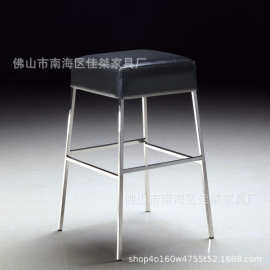 简约酒吧椅吧台椅子客厅主题餐厅 仿真皮休闲椅咖啡厅椅Y1007