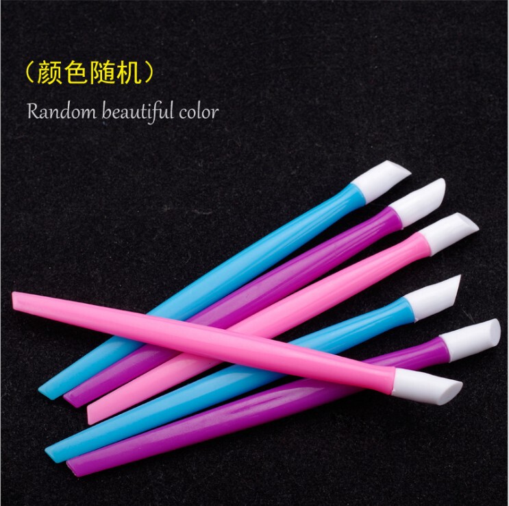 Nail Art Tools Phototherapy Nail Pressing Stick Multifunctional Sticker Embossing Stick Nail Dead Skin Push Rubber Pressing Pen