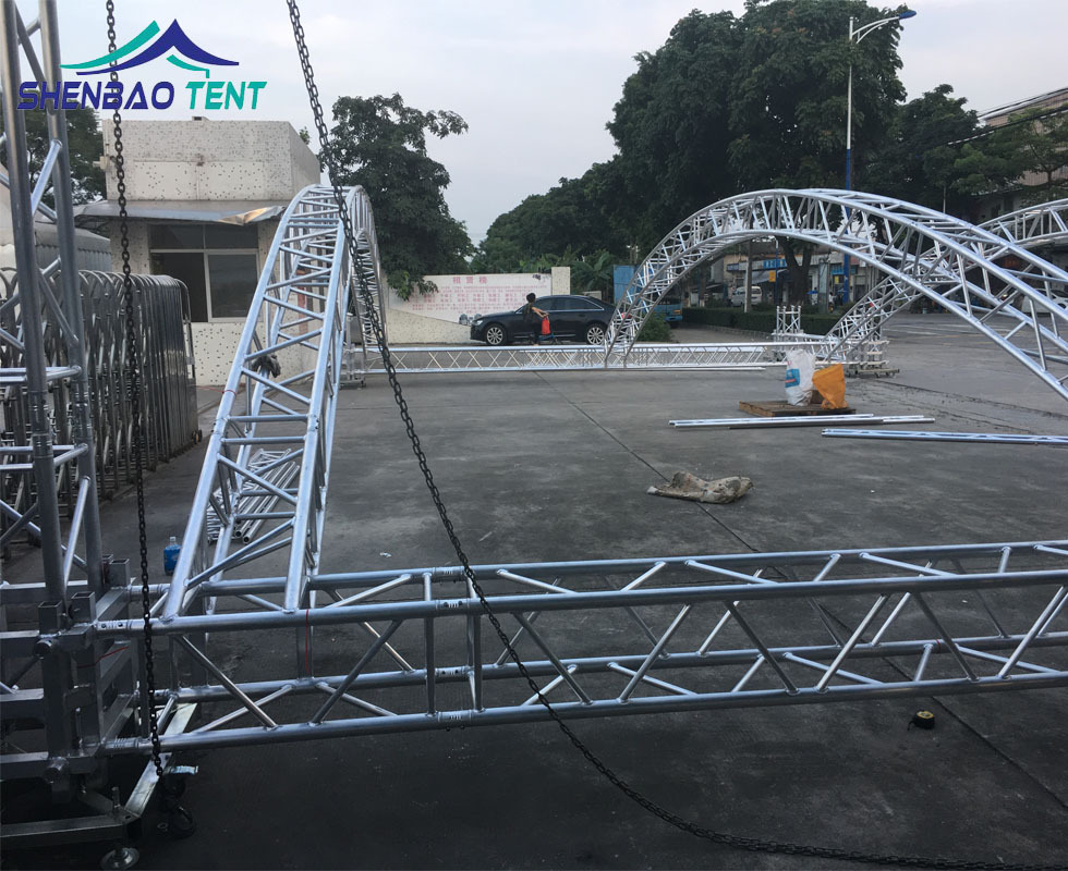 广告展览活动铝合金灯光桁架 展览架舞台truss灯光架