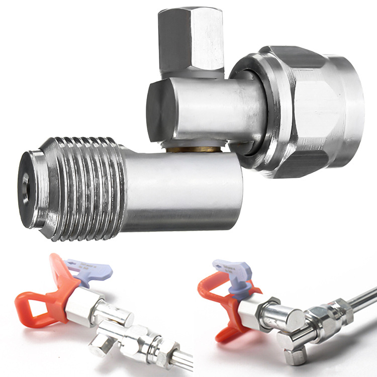 High-pressure Airless Spraying Machine Accessories Spraying Machine Universal Rotor Nozzle Rotary Head Spray Gun Extension Rod Rotary Joint