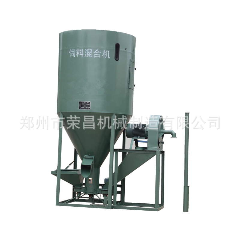鸡粉碎机搅拌机500公斤搅拌机养殖用饲料粉碎混合搅拌机厂家