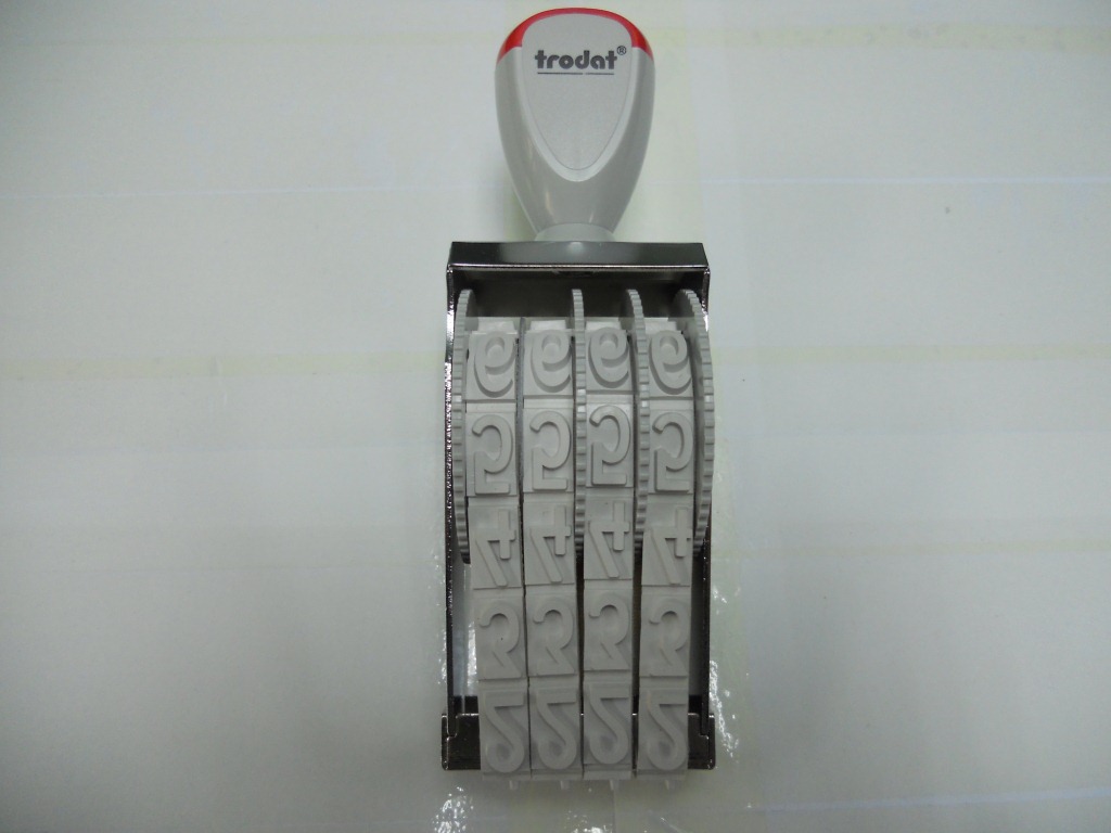 ��Ʒ׿��15154Gӡ�� �ָ�15MM 4λ����ӡ�� Trodat �ɵ������� 