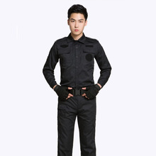 厂家夏季斜纹长袖特保服作训服汽车4S店工作服装保安制服