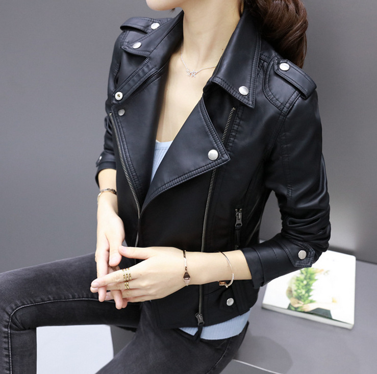 Veste cuir femme en PU - Ref 3447543 Image 3