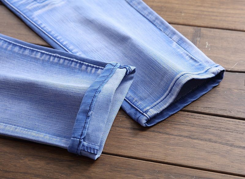 Pantalon jean coupe droite multicolore - Ref 3425811 Image 73
