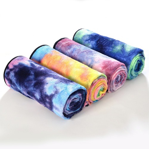 Cross-border hot selling yoga towel microfiber eco-friendly yoga non-slip towel yoga mat sports towel foldable