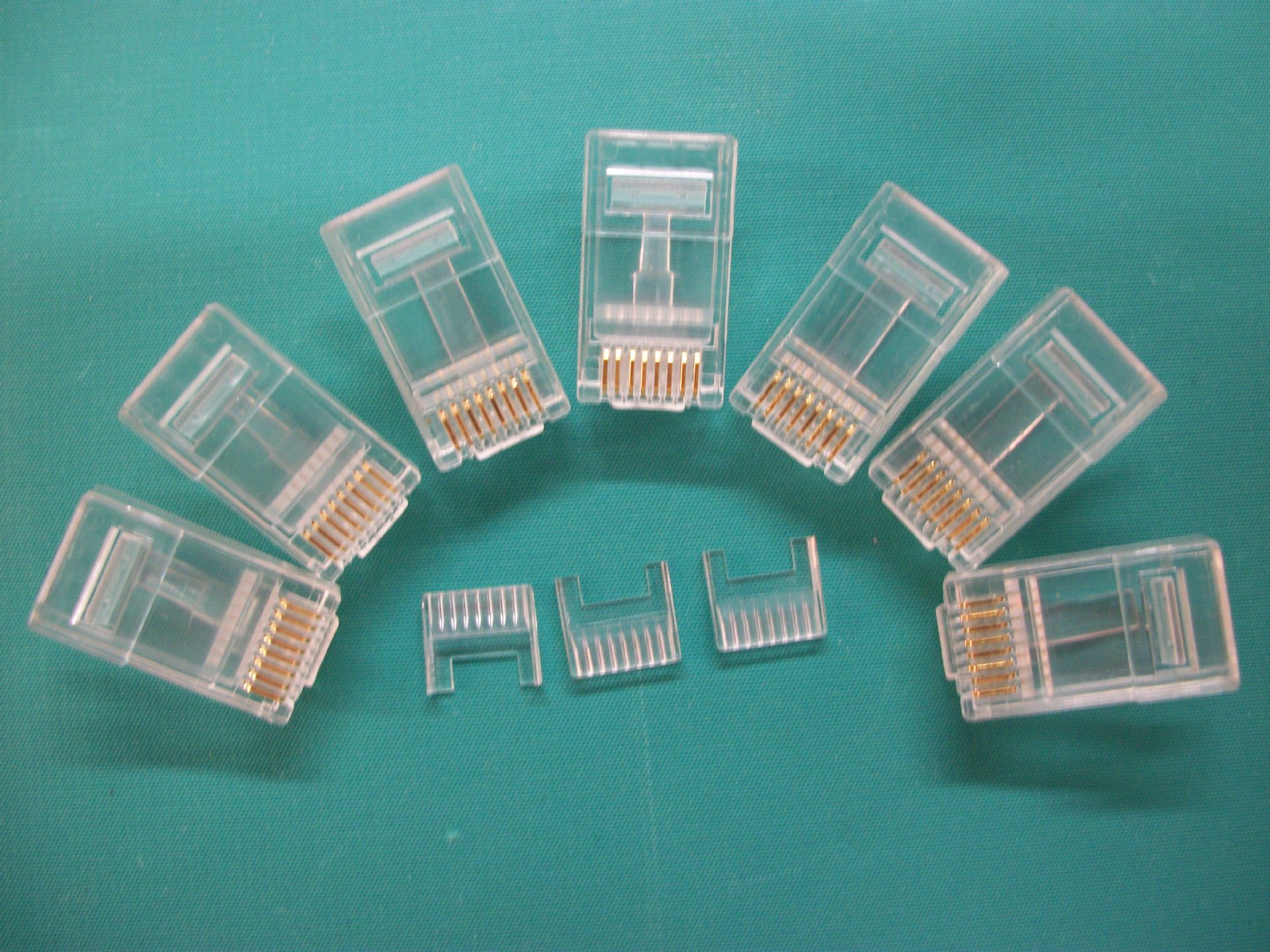 厂家供应网络水晶头加长型6P6C/P64C 通讯产品配件电话水晶头