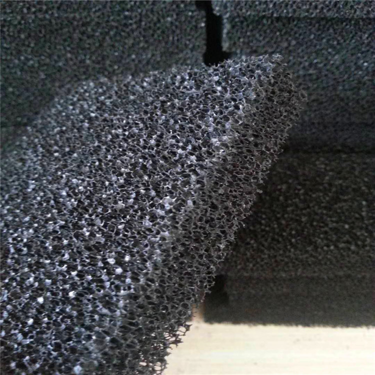 黑色聚氨酯泡棉 活性炭海绵 蜂窝棉 18ppi 25ppi 30ppi 60ppi