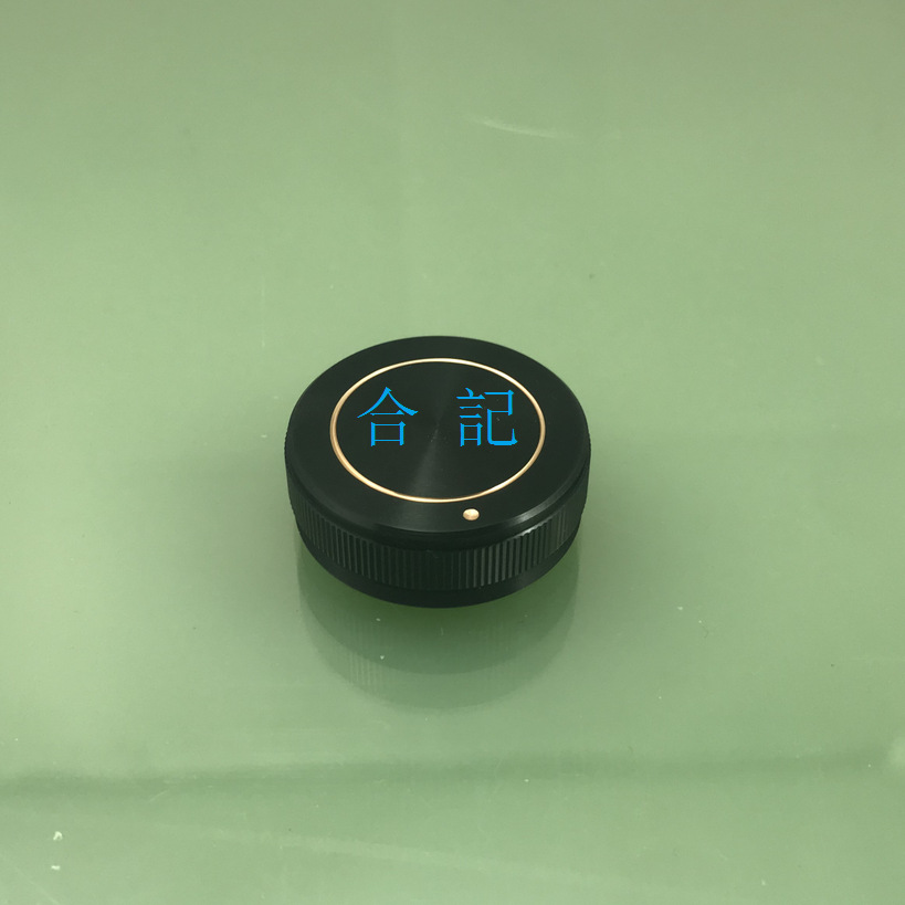 Audio Switch Knob Hat 30*10 with Mesh Flower Non-slip Potentiometer Aluminum Alloy Knob Audio and Video Electrical Accessories