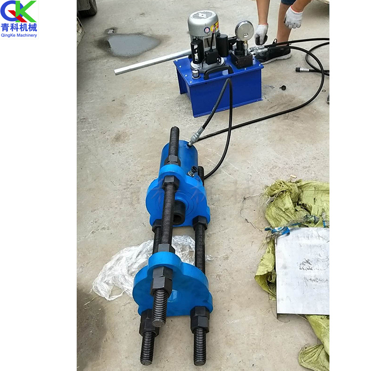 户外手动履带销拆装机 120吨挖掘机压链机 便携式履带销拆卸器