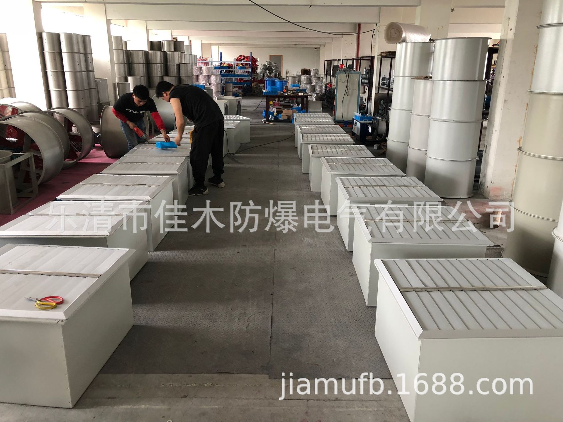 DFBZ/XBDZ-4.5钢制防爆方形壁式轴流排风机EXDIIBT4/EXDIICT4